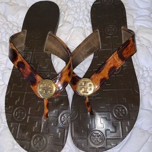 Tory Burch patent leather sandals